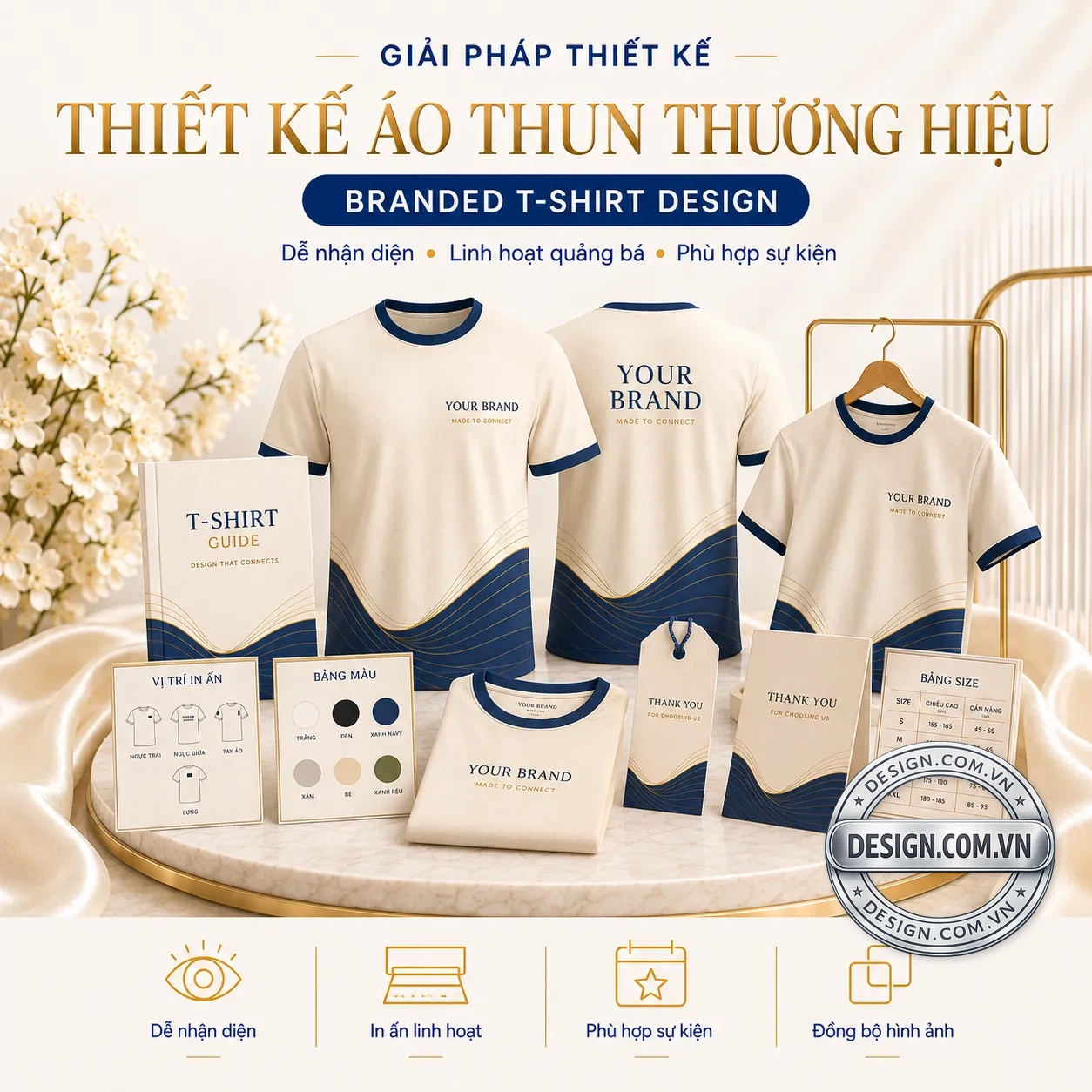 Thiết kế áo thun thương hiệu