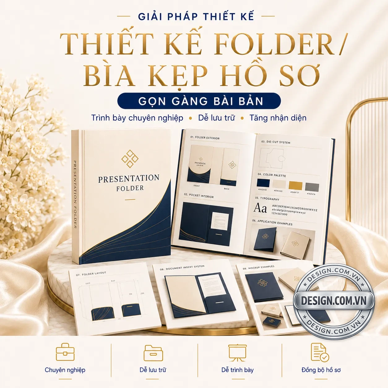 Thiết kế folder / bìa kẹp hồ sơ