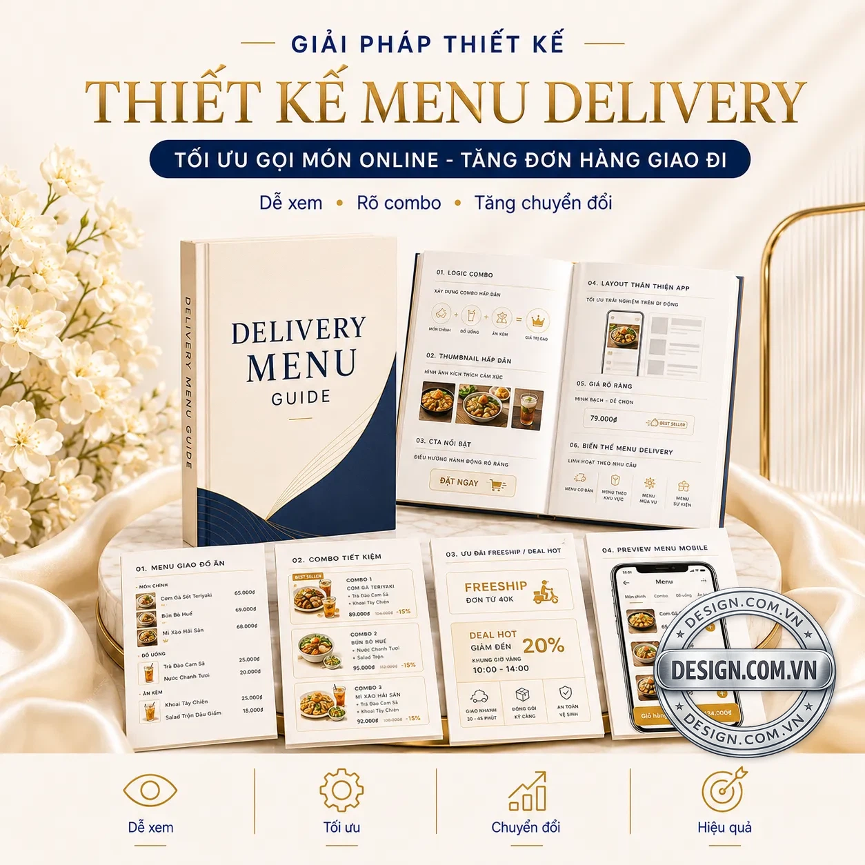 Thiết kế menu delivery