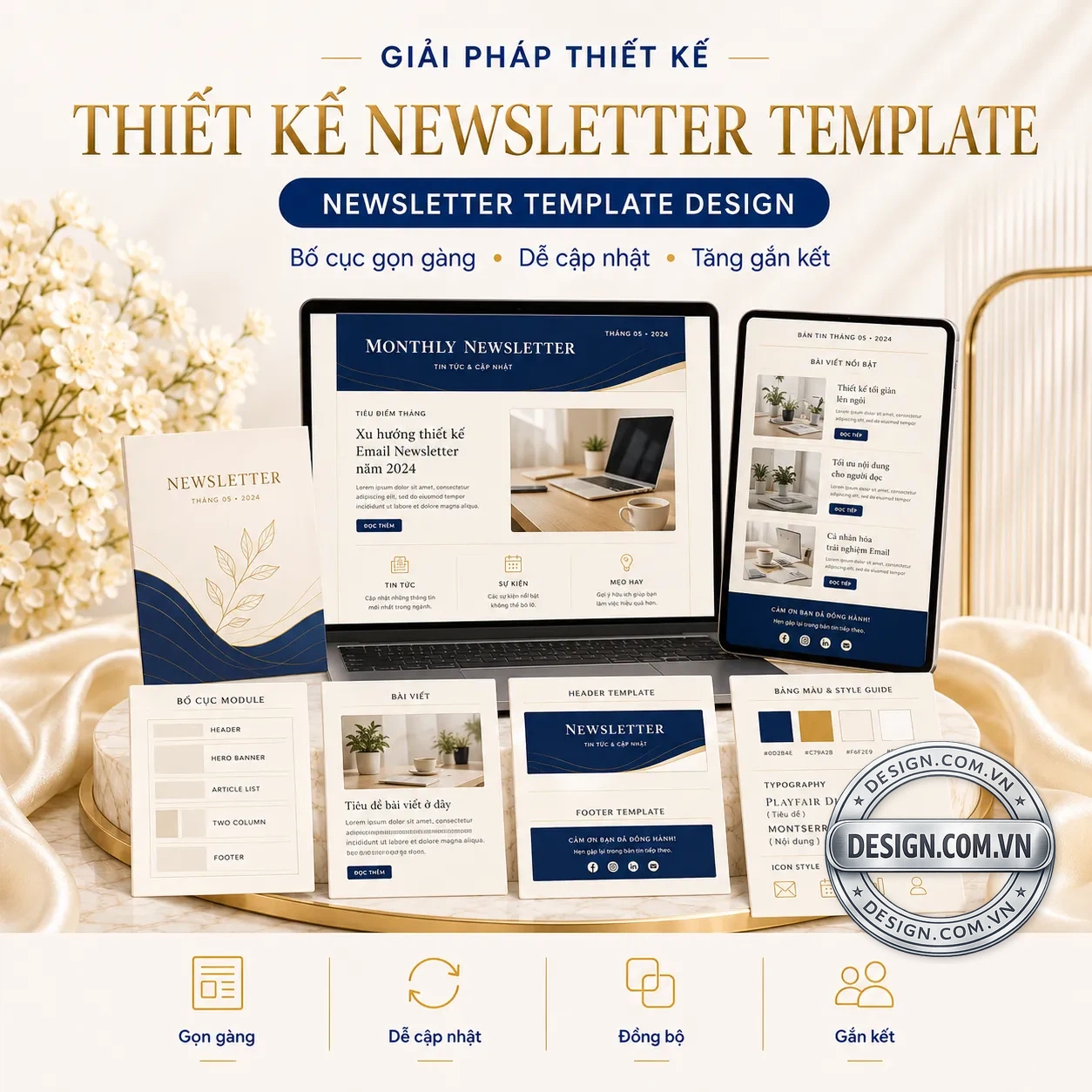 Thiết kế newsletter template