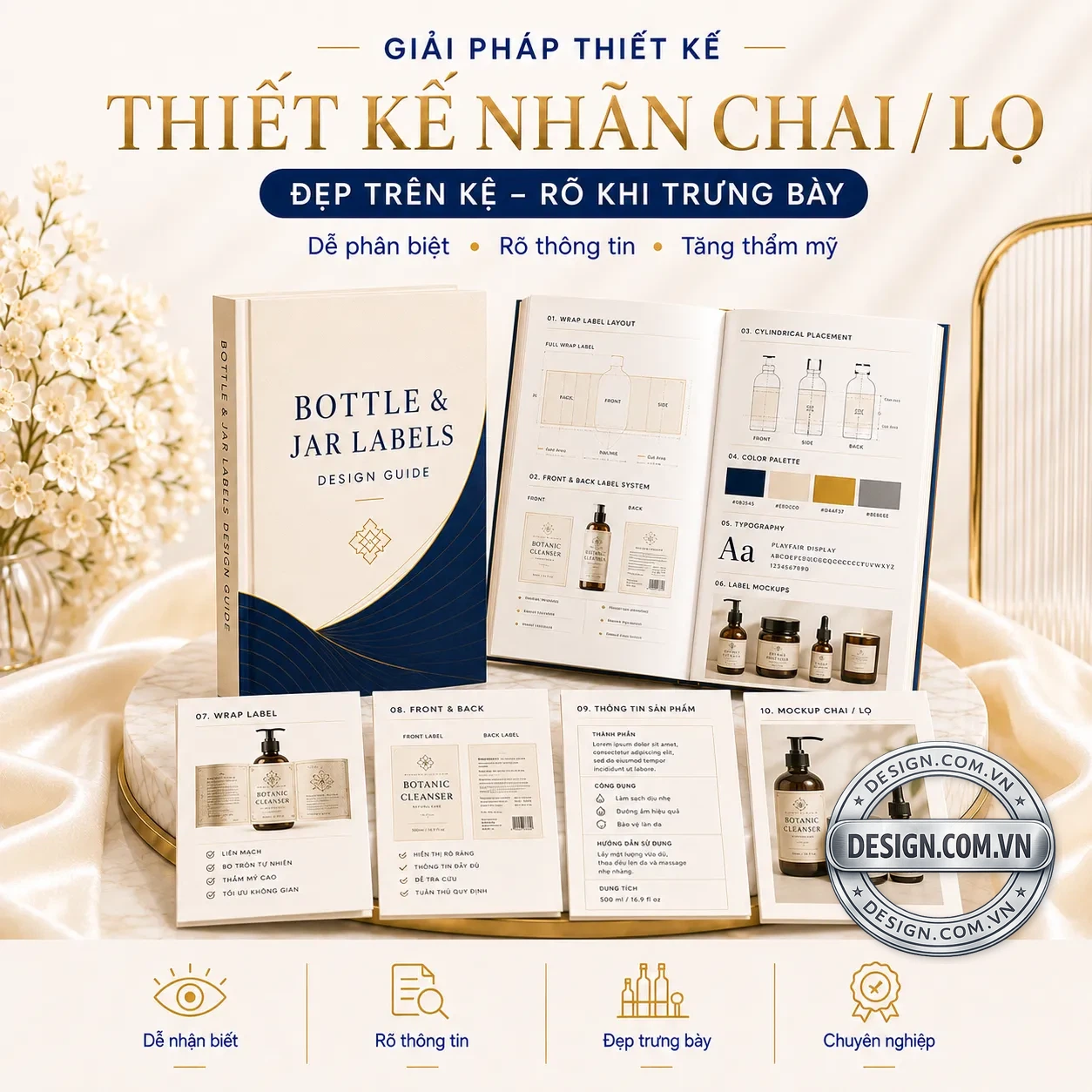 Thiết kế nhãn chai lọ