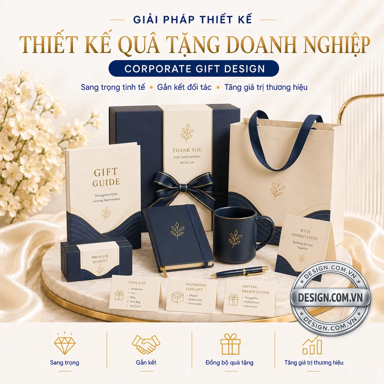 Thiết kế quà tặng doanh nghiệp