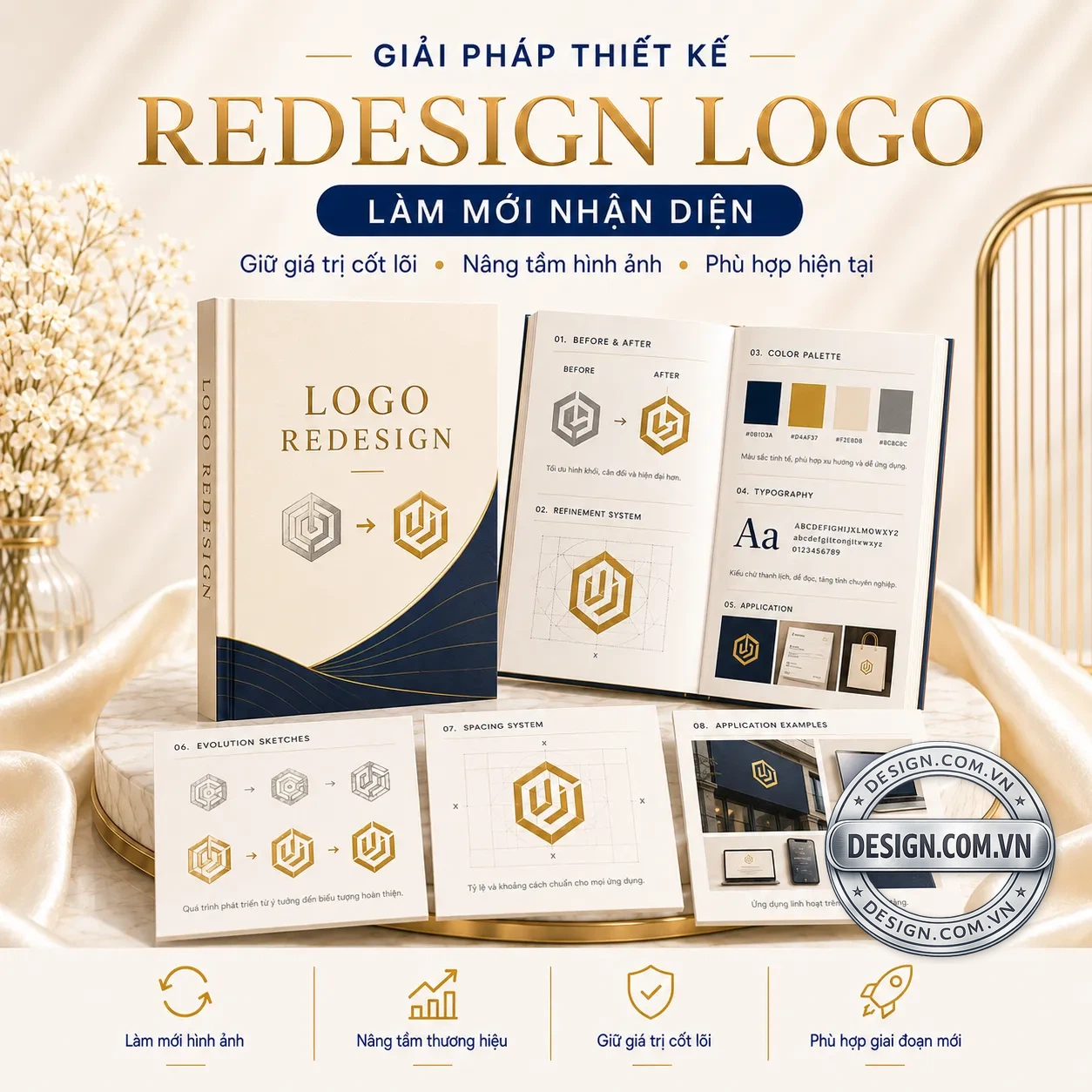 Thiết kế redesign logo