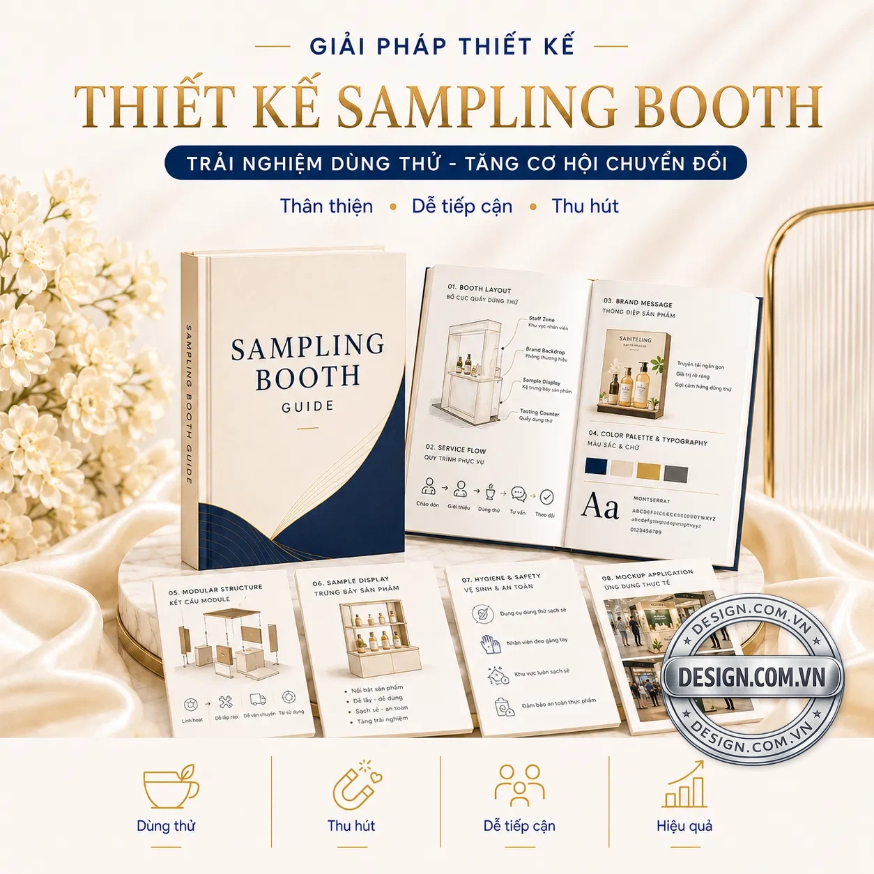 Thiết kế sampling booth