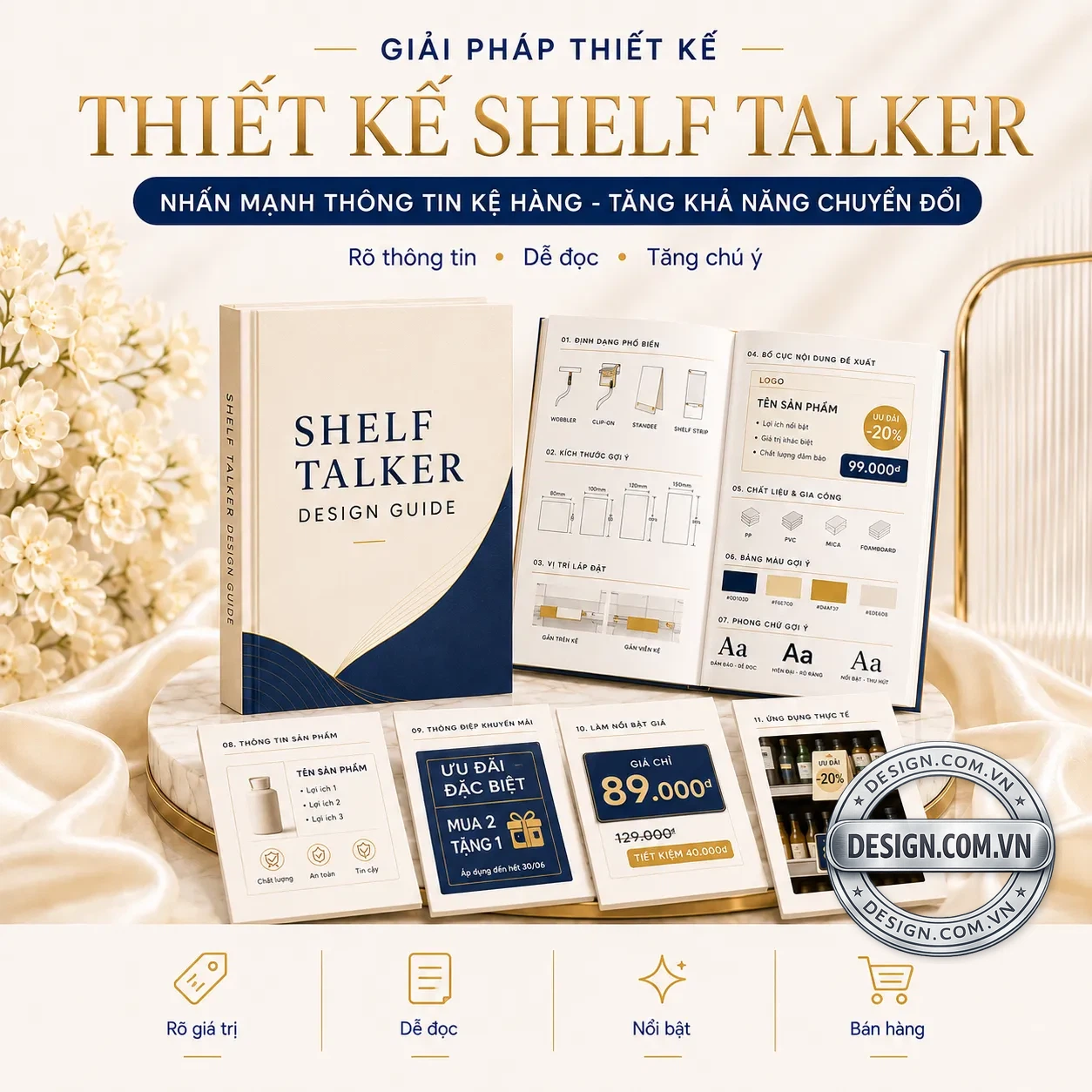 Thiết kế shelf talker