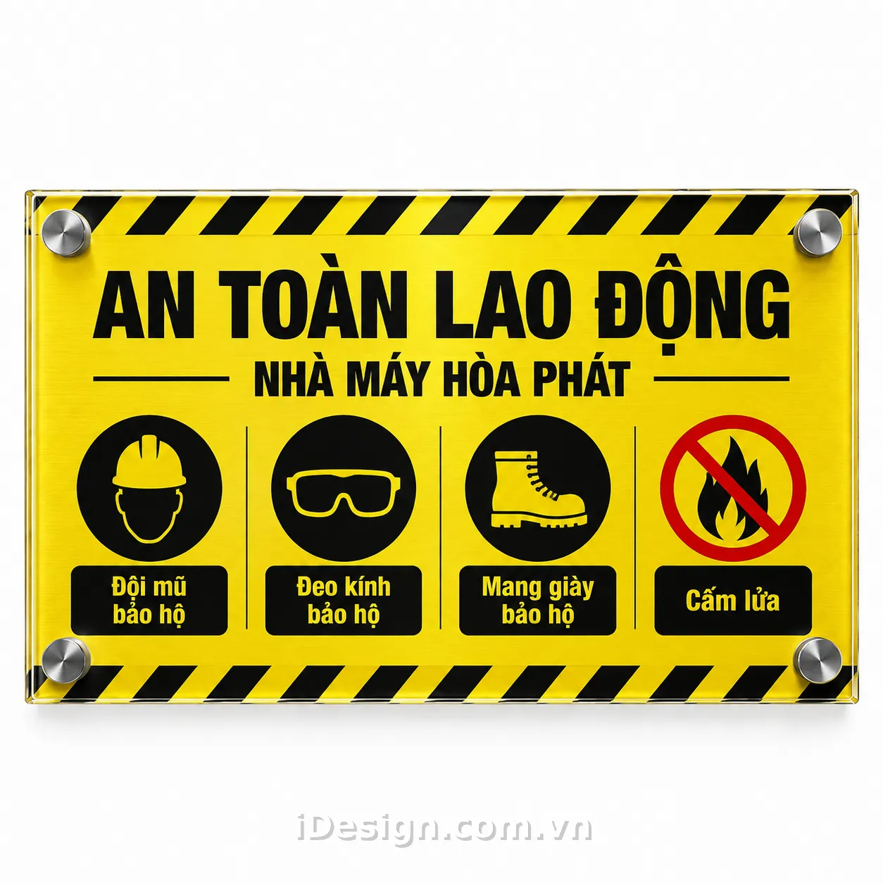 Biển Báo An Toàn Lao Động Nhà Máy: gợi ý concept nhận diện phù hợp