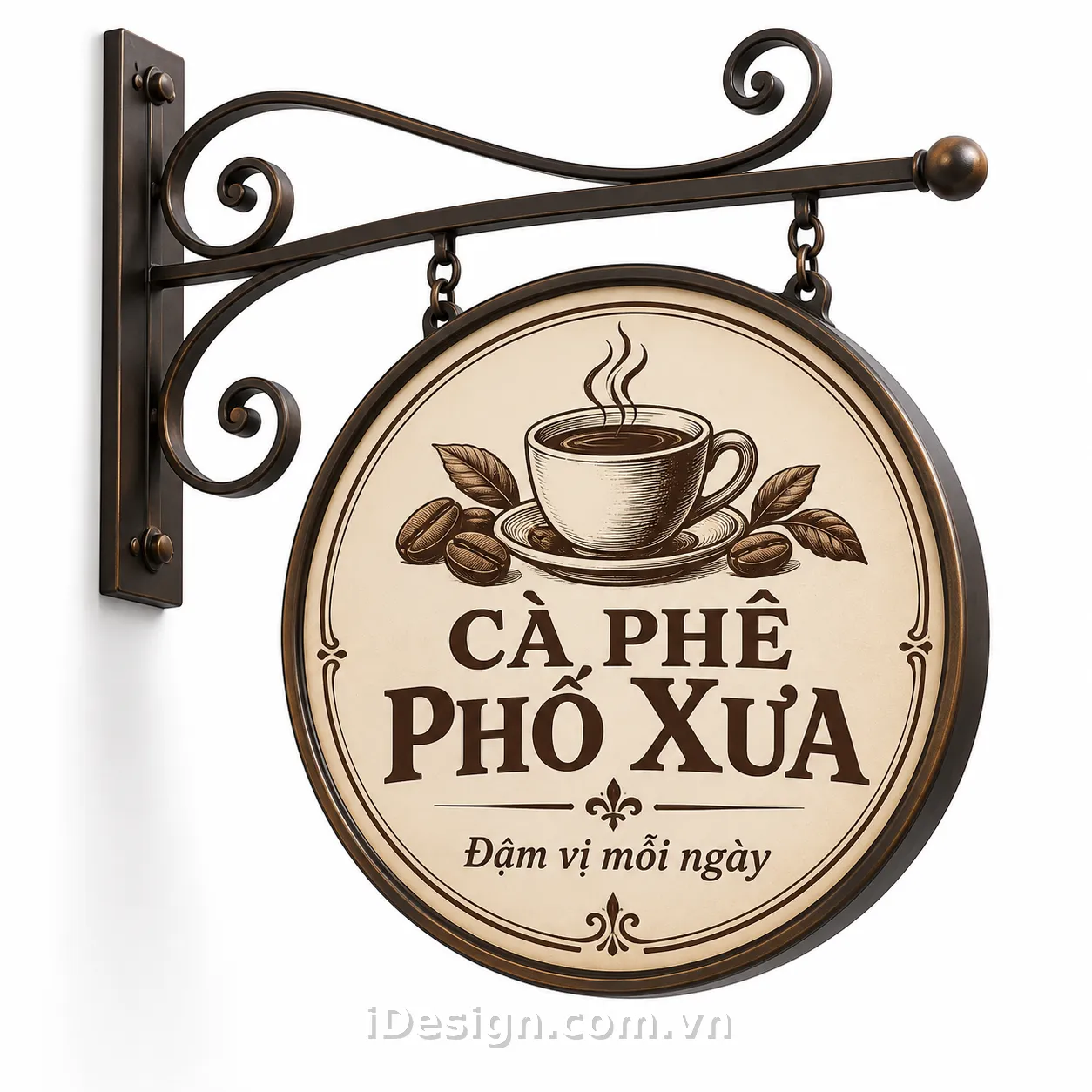 Biển Hiệu Cà Phê Phố Xưa Vintage: gợi ý concept nhận diện phù hợp