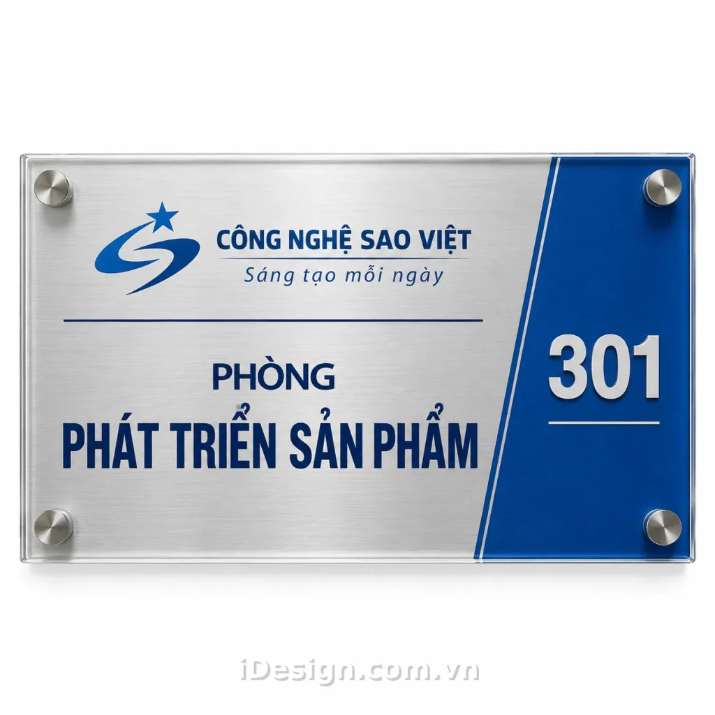 Biển Phòng Hiện Đại 301 Việt Nam: gợi ý concept nhận diện phù hợp