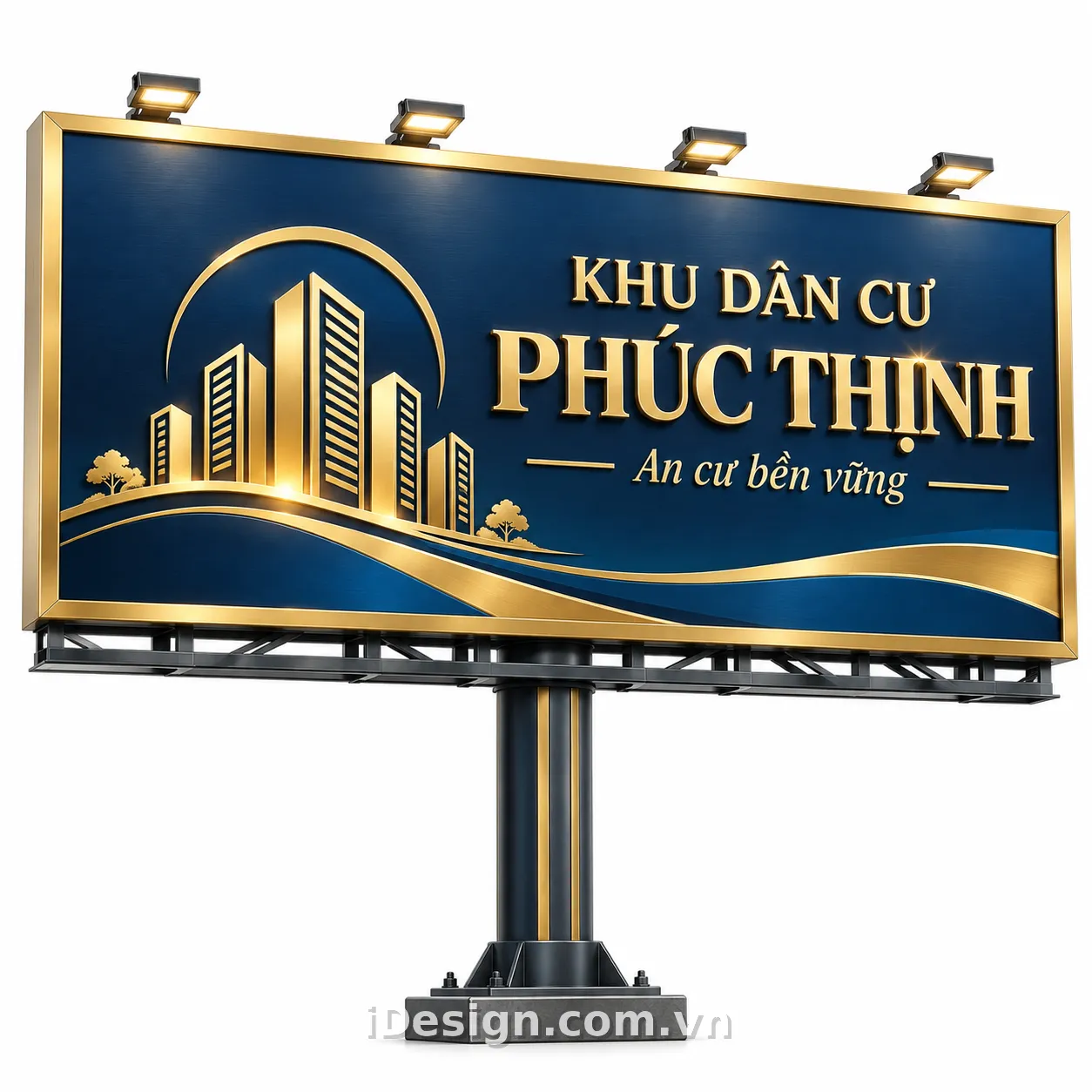 Biển Quảng Cáo Khu Dân Cư Phúc Thịnh: tối ưu typography và hierarchy