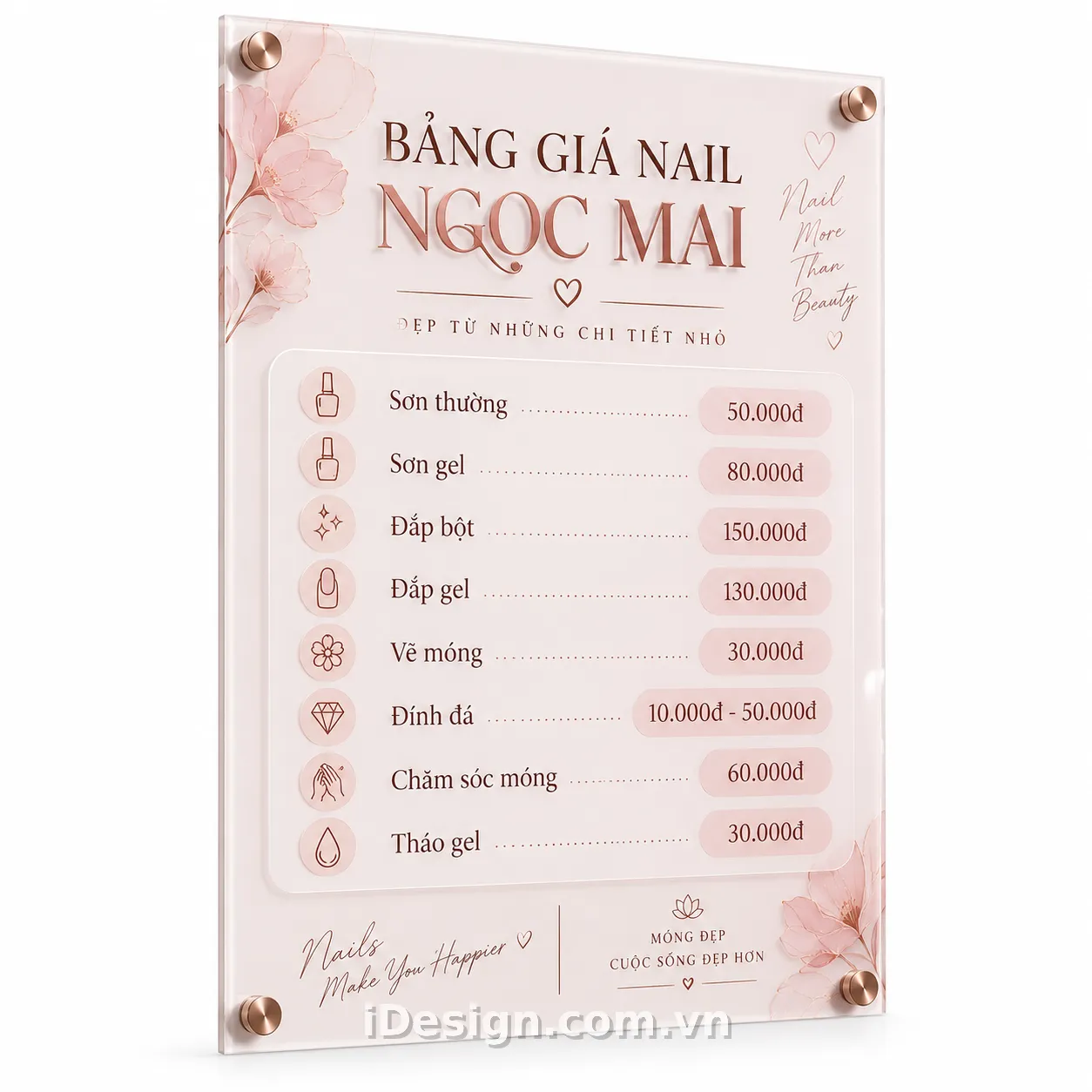 Bảng Giá Nail Ngọc Mai Thanh Lịch: gợi ý concept nhận diện phù hợp